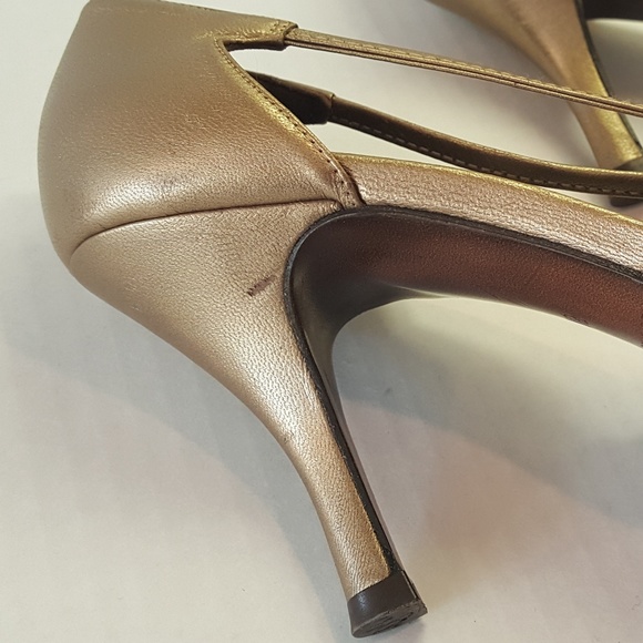 Donald J. Pliner Metallic Bronze Heels - Picture 14 of 15